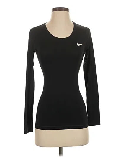 Pre-owned Nike 3/4 Sleeve T-shirt In Black