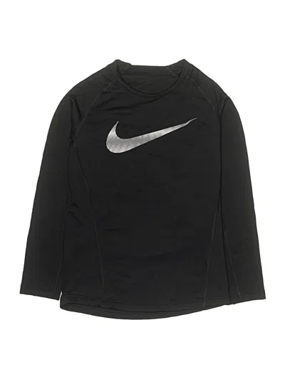 Pre-owned Nike Kids' 3/4 Sleeve T-shirt In Black