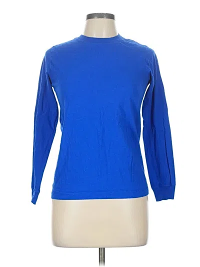 Pre-owned Nike 3/4 Sleeve T-shirt In Blue