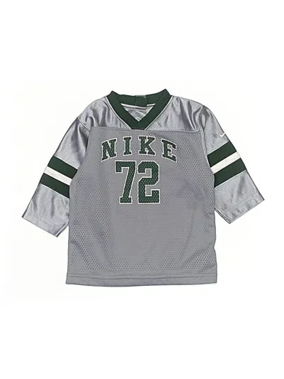 Pre-owned Nike Babies' 3/4 Sleeve T-shirt In Gray