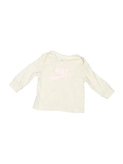 Pre-owned Nike Babies' 3/4 Sleeve T-shirt In Ivory