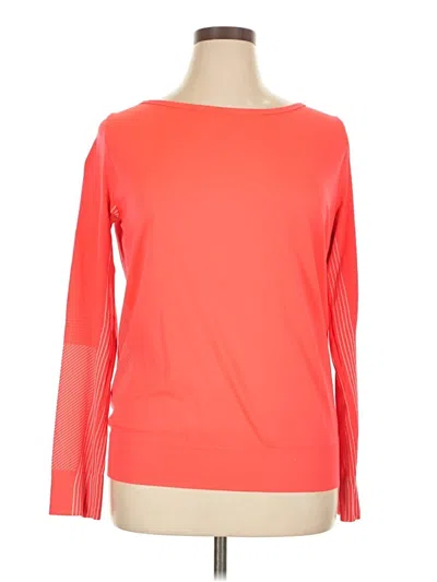 Pre-owned Nike 3/4 Sleeve T-shirt In Orange