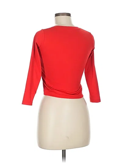 Pre-owned Nike 3/4 Sleeve T-shirt In Red