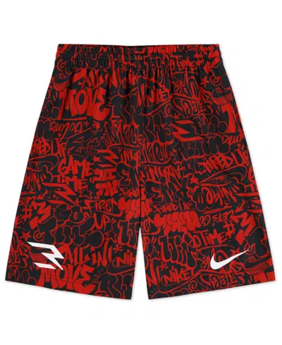 Nike 3brand By Russell Wilson Kids' Big Boys Graffiti Shorts In Multi