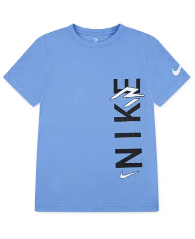 Nike 3brand By Russell Wilson Kids' Big Boys Graphic T-shirt In Blue