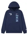 Nike 3brand By Russell Wilson Big Boys Long Sleeve Hoodie In Blue
