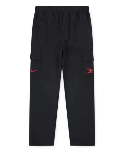 Nike 3brand By Russell Wilson Kids' Big Boys Mid Rise Jogger Pants In Black