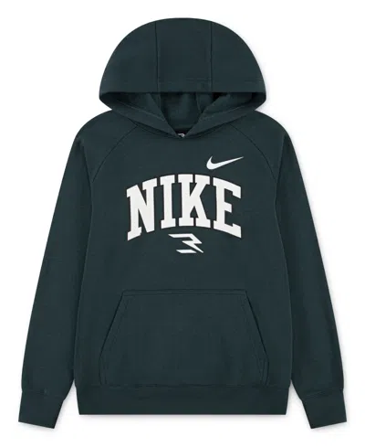 Nike 3brand By Russell Wilson Kids' Big Boys Varsity Hoodie In Green