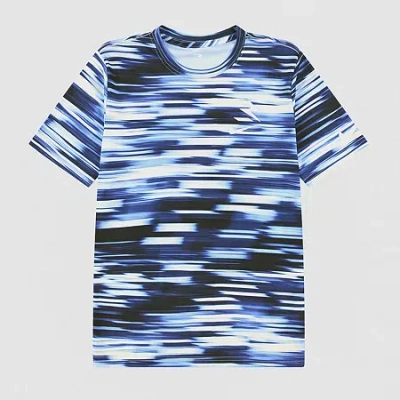 Nike 3brand By Russell Wilson Big Kid Boys Crew Neck Short Sleeve Active T-shirt In Blue