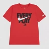 Nike 3brand By Russell Wilson Big Kid Boys Crew Neck Short Sleeve Active T-shirt In Red