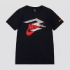Nike 3brand By Russell Wilson Big Kid Boys Crew Neck Short Sleeve Regular Fit Graphic T-shirt In Black