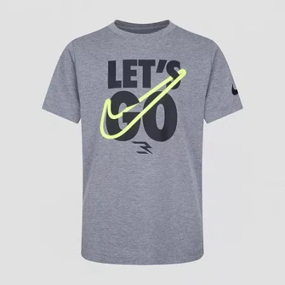 Nike 3brand By Russell Wilson Big Kid Boys Crew Neck Short Sleeve Regular Fit Graphic T-shirt In Multi