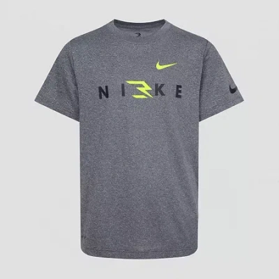 Nike 3brand By Russell Wilson Big Kid Boys Crew Neck Short Sleeve Regular Fit Graphic T-shirt In Multi