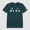 Nike 3brand By Russell Wilson Big Kid Boys Crew Neck Short Sleeve Regular Fit Graphic T-shirt In Green