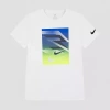 Nike 3brand By Russell Wilson Big Kid Boys Crew Neck Short Sleeve Regular Fit Graphic T-shirt In White