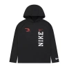 Nike 3brand By Russell Wilson Big Kid Boys Hooded Long Sleeve Regular Fit Thermal Top In Black