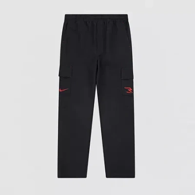 Nike 3brand By Russell Wilson Big Kid Boys Mid Rise Cuffed Active Cargo Pant In Black