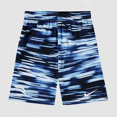 Nike 3brand By Russell Wilson Big Kid Boys Mid Rise Pull-on Short In Blue