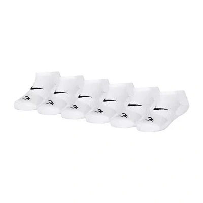 Nike 3brand By Russell Wilson Big Kid Boys Multi-pack 6 Pair Low Cut Socks In White