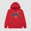Nike 3brand By Russell Wilson Boys Long Sleeve Fleece Active Hoodie In Red