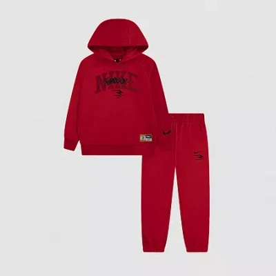 Nike 3brand By Russell Wilson Kids' Little Boys 2-pc. Pant Set In Red