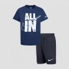 Nike 3brand By Russell Wilson Little Boys 2-pc. Short Set In Blue