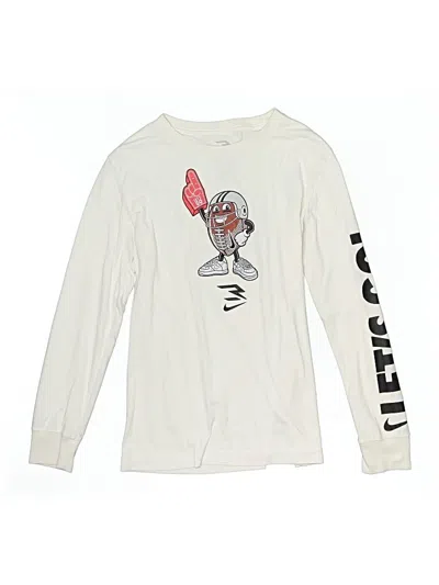 Pre-owned Nike 3brand By Russell Wilson Kids' Long Sleeve T-shirt In White