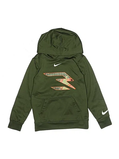 Pre-owned Nike 3brand By Russell Wilson Kids' Pullover Hoodie In Green