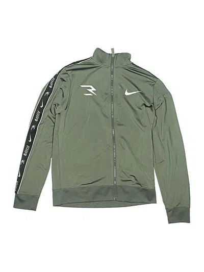 Pre-owned Nike 3brand By Russell Wilson Kids' Zip Up Hoodie In Green