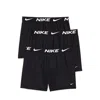 Nike 3-pack Dri-fit Essential Micro Boxers In Black