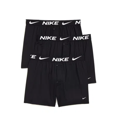 Nike 3-pack Dri-fit Essential Micro Boxers In Black