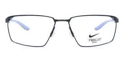 Nike 4311 401 Men's Glasses Blue Size 56 - Free Lenses - Blue Light Block Available In Black