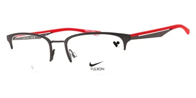 Nike 4316 076 Occhiali Da Vista Gunmetal Per Uomo (solo Montatura) In Gray