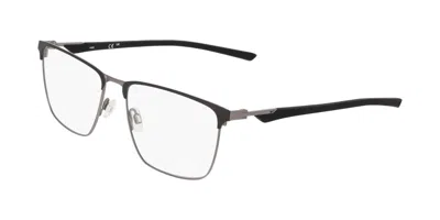 Nike 4321 Men's Glasses, Black, Size 57 In Matte Black On Satin Gunmetal