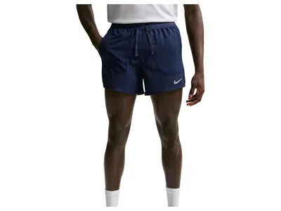 Nike 5 Dri-fit Stride Brief-lined Shorts In Blue