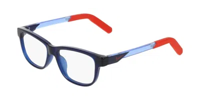 Nike 5065 410 Men's Glasses Blue Size 47 - Free Lenses - Blue Light Block Available