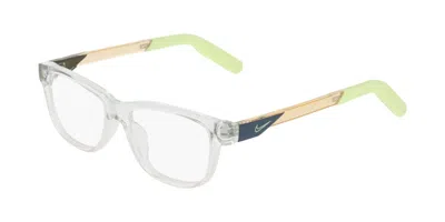 Nike 5065 900 Men's Glasses Clear Size 47 - Free Lenses - Blue Light Block Available In Transparent