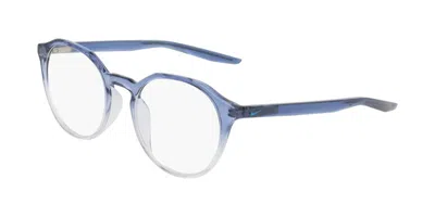 Nike 5077 Men's Glasses, Blue, Size 49 In Faded Blue