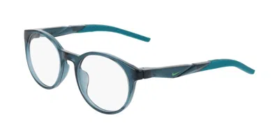 Nike 5107 Men's Glasses, Blue, Size 47 In Teal Blue