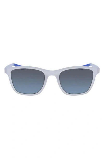 Nike 53mm Stint Rectangle Sunglasses In Blue