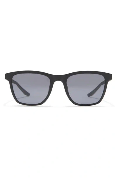 Nike 53mm Stint Rectangle Sunglasses In Black