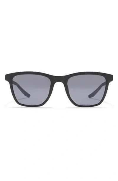 Nike 53mm Stint Rectangle Sunglasses In Black
