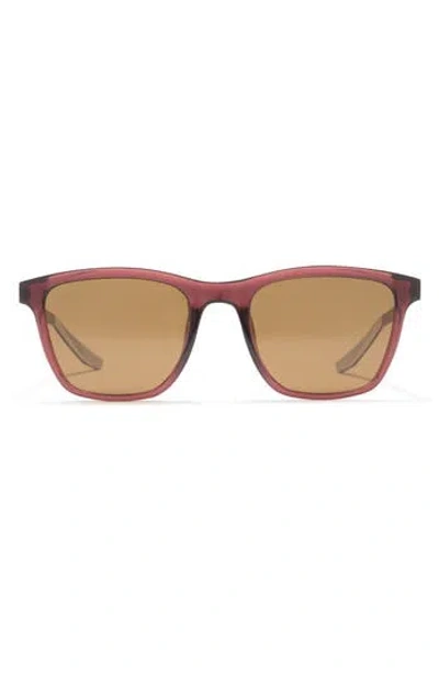Nike 53mm Stint Rectangle Sunglasses In Pueblo Brown