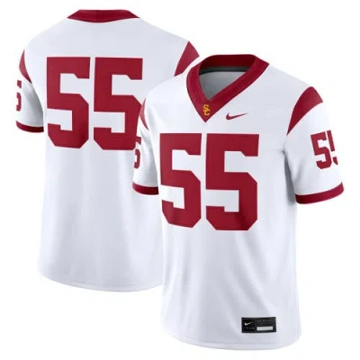 NIKE NIKE #55 WHITE USC TROJANS LIMITED AWAY GAME JERSEY