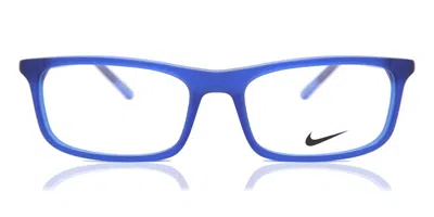 Nike 5540 410 Occhiali Da Vista Blu Per Uomo (solo Montatura) In Blue