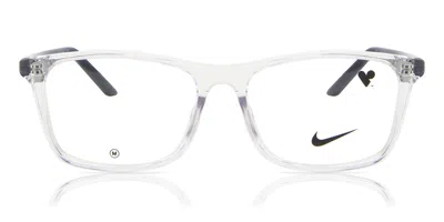 Nike 5544 900 Men's Glasses Clear Size 50 - Free Lenses - Blue Light Block Available In Transparent