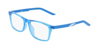 Nike 5544 431 Occhiali Da Vista Blu Per Uomo (solo Montatura) In Blue