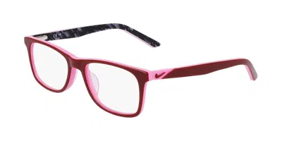 Nike 5549 Men's Glasses, Red, Size 47