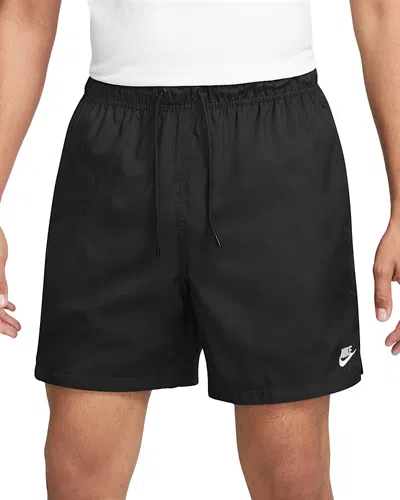 Nike 6 Club Woven Flow Shorts In Black