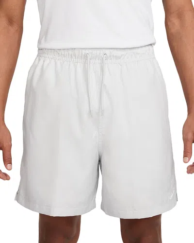 Nike 6 Club Woven Flow Shorts In Ptndst,whi